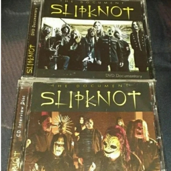 Slipknot CD & DVD Lot Rock Rap Metal
